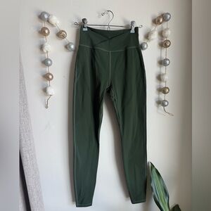 Dark Green High-Waisted Leggings